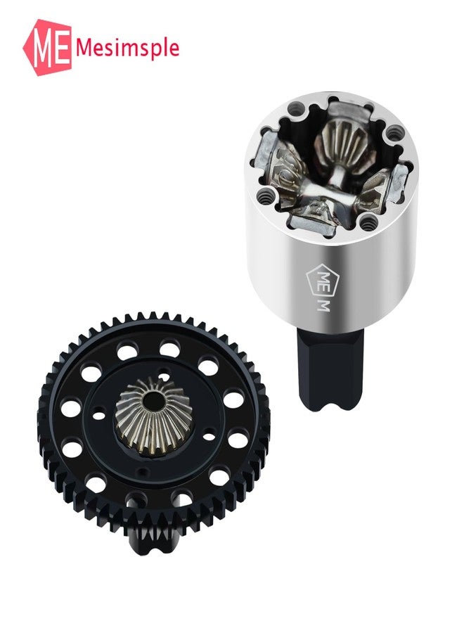 Mesimsple Reduce Speed 52T Center Differential Diff Gear for Arrma 1/7 Felony Infraction Fireteam Mojave 6s 1/8 Typhon Outcast Kraton Notorious 6s blx Series Upgrades Part Silver - Image 5